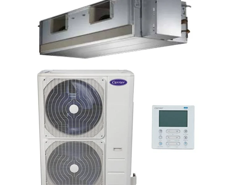 Central ducted split air conditioning indoor and outdoor equipment