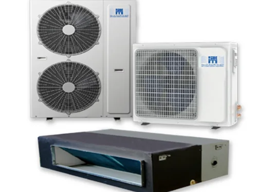Concealed ducted air conditioning indoor and outdoor units