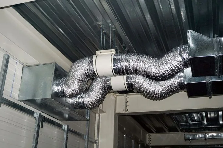 مراوح Inline مركبة ضمن مسارات دكت